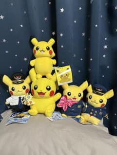 ピカチュウ ぬいぐるみ　5本セット