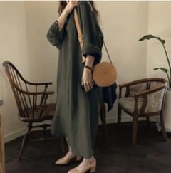 値下げOK⭐︎オーバーサイズ！ロングシャツワンピース⭐︎のサムネイル