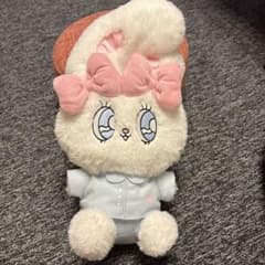 エスターバニー　クリームバニー　パジャマパーティー　　BIGぬいぐるみ　ブルー