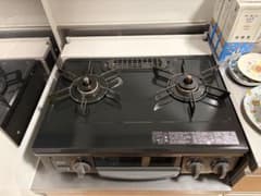 リンナイ ガスコンロ 2025年製 右強火 都市ガス KSR563BKR
