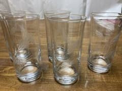 切子　タンブラー　一口ビールグラス　5個セットのサムネイル