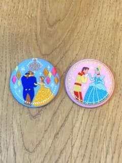 美女と野獣 ディズニー 刺繍缶バッジのサムネイル