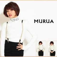 y**ina様専用 MURUA チェーンサスペンダー(ゴールド)のサムネイル