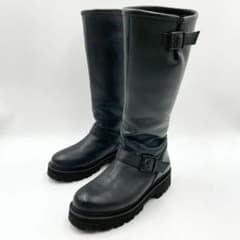 カミナンド ロングブーツ 22145W 厚底 エンジニア 24 黒 Y1215 m20137900191_1.jpg?1761215216