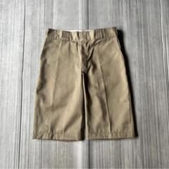 90s Dickies ワークショーツ USA製 W38 ベージュ TALONのサムネイル