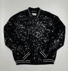 SAINT LAURENT サンローラン スパンコール スタジャン - メルカリ