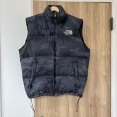 THE NORTH FACE カモフラージュ ダウンベスト - メルカリ