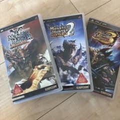 PSP モンスターハンター ポータブル 3本セットのサムネイル