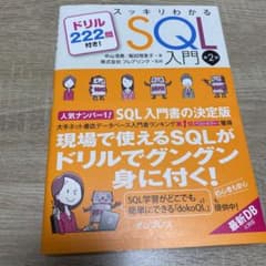 スッキリわかるSQL入門 ドリル222問付き!のサムネイル