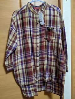 チャイハネ　チェックシャツ　未使用のサムネイル