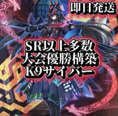 フォロワー様5%オフ　大会構築　K9サイバーデッキ　① フォロワー様5%オフ SR以上多数 大会優勝構築 K9サイバーデッキ ②