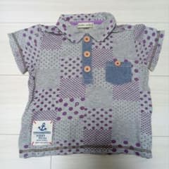 Tシャツ襟つき 100のサムネイル