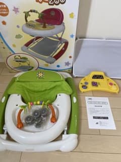 歩行器　ベビーウォーカーZOO グリーンのサムネイル