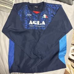 AGLA 長袖ピステ Sサイズ ネイビー