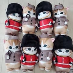 mofusand もふもふジャーニー BIGぬいぐるみ イギリス 2種4セット