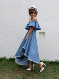 eimy istoire  frill bare denim dressのサムネイル
