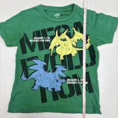 UNIQLO 포켓몬 메가 진화 T 셔츠 녹색