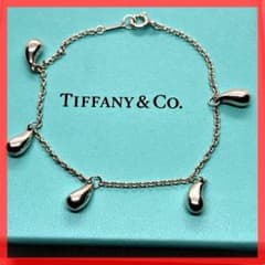美品 希少 ティファニー ブレスレット ティアドロップ 925 シルバー 袋