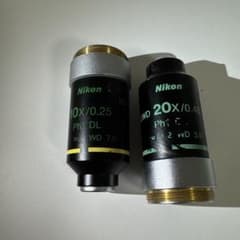 Nikon 顕微鏡対物レンズ 10x/0.25 20x/0.40 2本セットのサムネイル