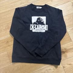 XLARGE クルーネック スウェット ブラック Lのサムネイル