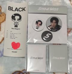 Man POP-UP 韓国限定　６点セット　目黒蓮 韓国限定】snowman 1st POPUP 限定 目黒蓮 6点セット - メルカリ