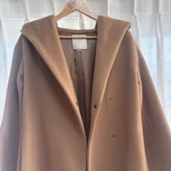 自由区 コート キャメル フーテッドコート - メルカリ 
