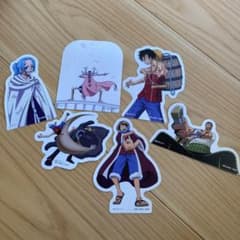 ONE PIECE ステッカー 6枚セットのサムネイル