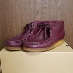 Clarks クラークス ワラビー　ホーウィンレザー　バーガンディーのサムネイル