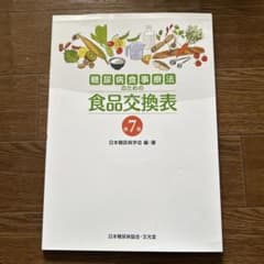 食品交換表 7版 日本糖尿病学会のサムネイル