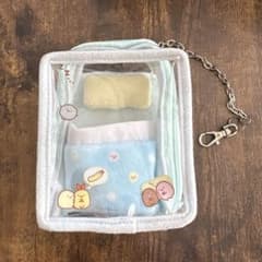 おでかけすみっコ　ふとん　すみっコぐらし持ち運び用クリアポーチのサムネイル