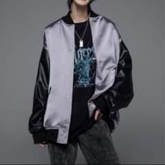 adrer レザー×サテンジャンパー、Tシャツ セットアップ - メルカリ
