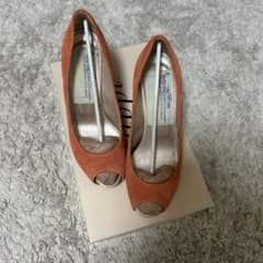 PIPPICHIPシャーベットオレンジオープントゥパンプスのサムネイル