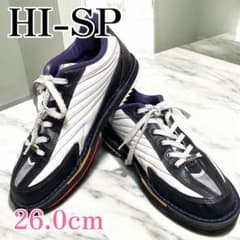 HI-SP Bowling Shoes, Size 26.0cm, Black and Purple