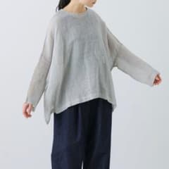 美品 かぐれ 25SS シアーリネンワイドプルオーバー kagure - メルカリ