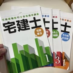 キャリカレ　宅地建物取引士合格指導講座　テキスト　2025年度版のサムネイル