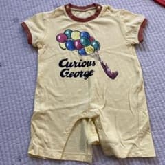 おさるのジョージ　ロンパース　80センチのサムネイル
