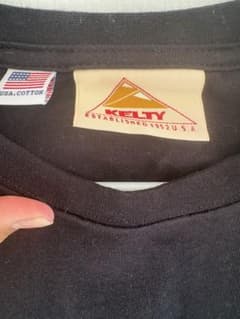 KELTY コットン Tシャツ 黒のサムネイル