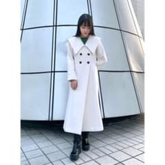 lily brown ビッグカラースリムマーメイドコート - メルカリ