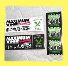 ステッカー3枚セット MONSTER マキシマムザホルモン - メルカリ