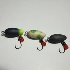 美品】ネオスタイル 豆ルアー 3個SET 爆釣ペレットカラー 縦釣り 管