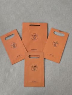HERMES ショップ袋 ショッパー 4枚セット - メルカリ