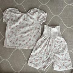 アカチャンホンポ パジャマ 95 半袖 上下セット 美品 女の子のサムネイル