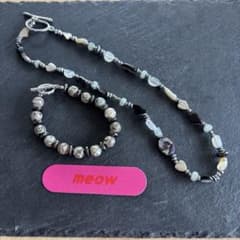 ☆ meow ☆ 세트 ​​목걸이, 팔찌 ☆ 온라인 매진 ☆ 유익한 set