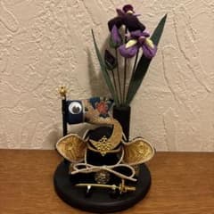 つまみ細工＊ちりめん細工＊端午の節句＊兜＊花菖蒲① - メルカリ
