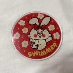 SWIMMER コースター うさぎ レッドのサムネイル
