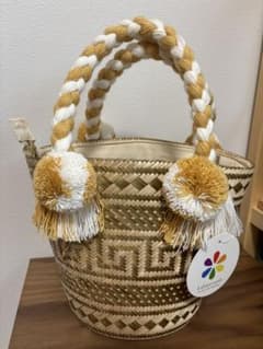 新品タグ付き◇Laluce-earth ラルーシェアース かごバッグ - メルカリ