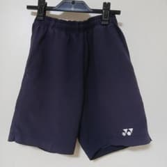 YONEX テニスウェア ハーフパンツ ネイビー J140　中古品のサムネイル