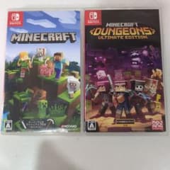 マインクラフトとマインクラフトダンジョンズセット