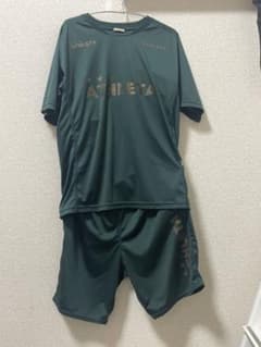 ATHLETA アスレタ プラシャツ&ハーフパンツ　上下セット グリーン　Lのサムネイル