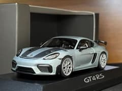 1/43 ミニチャンプス ポルシェ 718 ケイマン GT4 RS グレー Minichamps 1:43 Porsche 718 Cayman GT4 RS 2022 アークティック